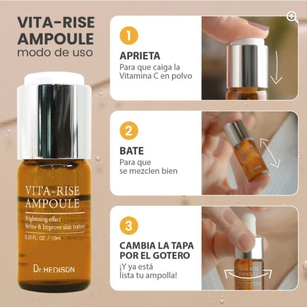 Dr. Hedison Vita Rise Ampoule Set - Imagen 3